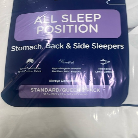 Serta Elite Perfect Sleeper All Sleep Position King Pillows, 2 Pack - Picture 2 of 4